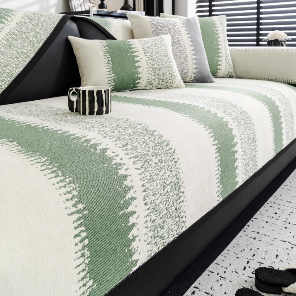 2025 neue Sofakissen für alle Jahreszeiten, universell, katzenkratzfest, leichter Luxus, High-End, gerade Reihe, Leder-Sofabezug, rutschfester Bezug