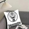 Cool JJagermeister Cushion Cover Elegant Comfort Pillowcase Sofa Bed Doublesided Printed Invisible Zipper Home Decor
