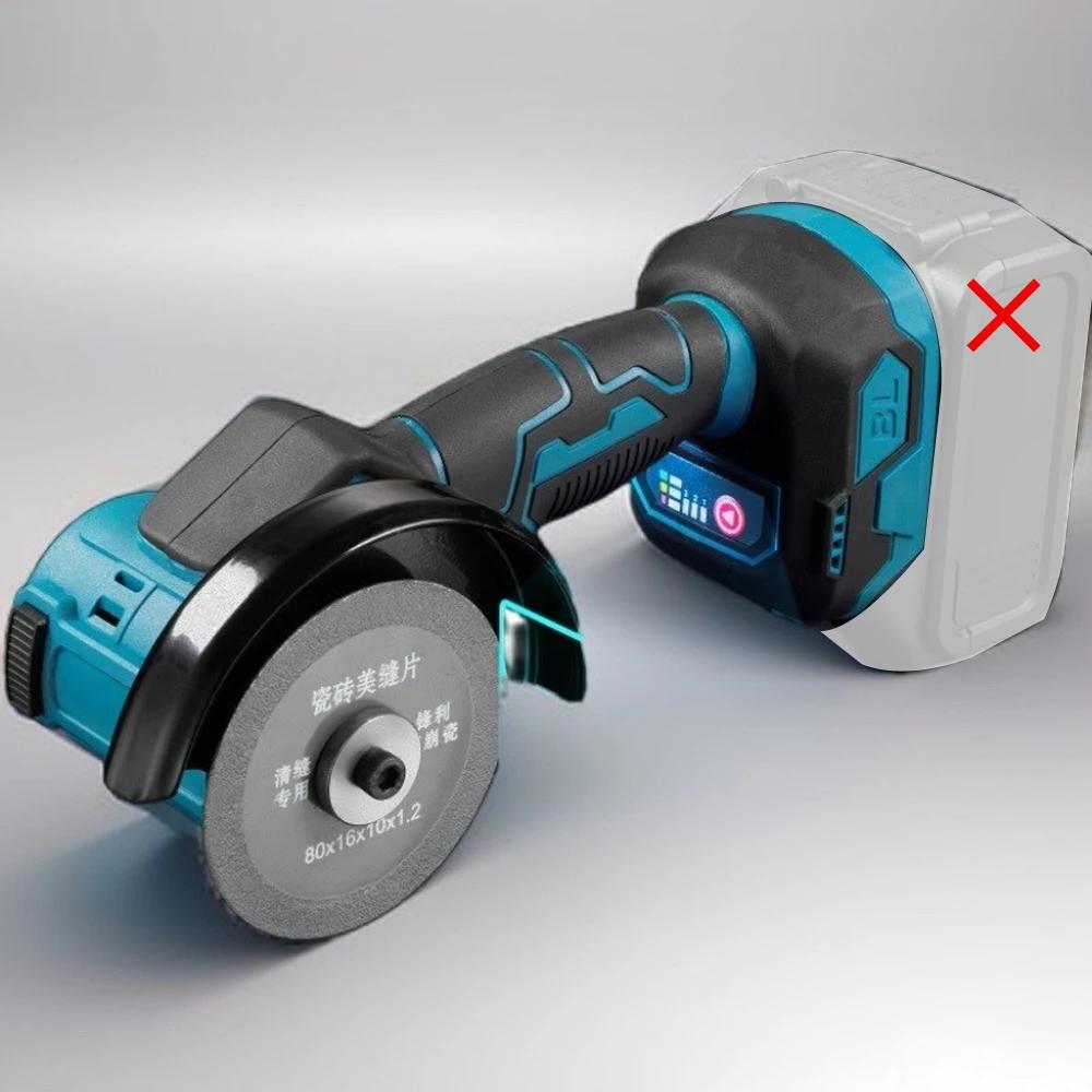 Mini 18V brushless Angle Grinder M10 Electric Polishing grinder FOR Makita Battery cordless 3 "with brush external rotation