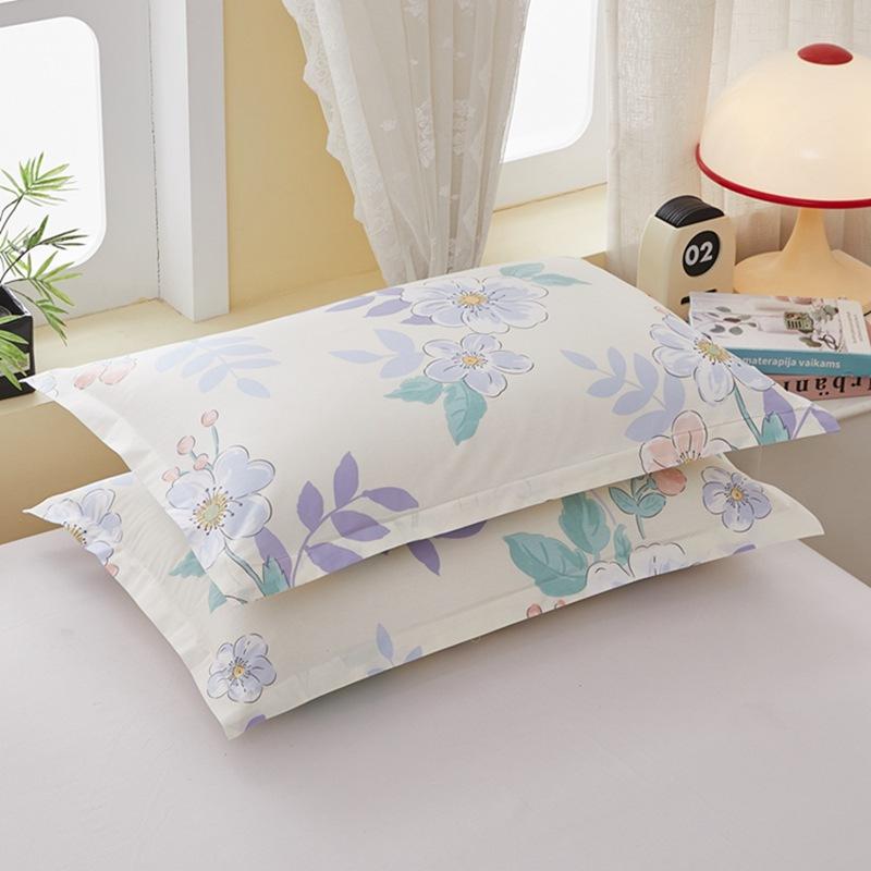 2pcs Floral Pattern Cotton Pillowcase Without Pillow Core, Comfortable Soft Pillow Covers, for Home Bedroom Living Room Decor, 19*29inch