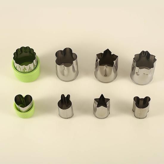 8 vnt./rinkinys Sausainių pjaustyklė Karščiui atspari Nelipni Apsaugota nuo deformacijų Greitas išėmimas iš formos „Pasidaryk pats“ Gėlės Gyvūno Sausainių pjaustyklė Virtuvės įrankis