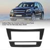 Kohlefaser Auto Konsole Mittelbedienfeld Abdeckung Zierleiste für Mercedes Benz W204 Klassischer Stil