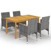 Day and Night - Day and Night Gray 5-Piece Garden Dining Set
