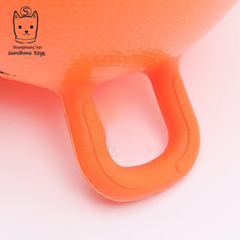 45cm Explosion-Proof Inflatable PVC Jumping Ball with Handle - Children's Toy for Kindergarten