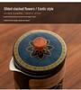Portable Ceramic Gongfu Travel Tea Set - Quick-Brew Teapot with Ancient Charm