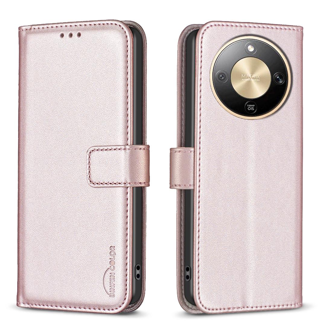 

For Honor Magic8 Lite 5G/X9d 5G/X70 5G Phone Case BINFEN COLOR BF17 Wallet Folio Flip Leather Cover