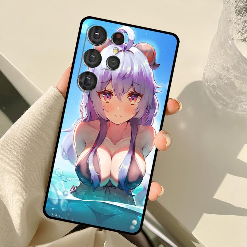 

Genshin Impact сексуальная милая девушка для Samsung Galaxy S22 Ultra S21 S20 FE S8 S9 S10 Note 10 Plus Note 20 Ultra чехол для телефона Galaxy S20 FE