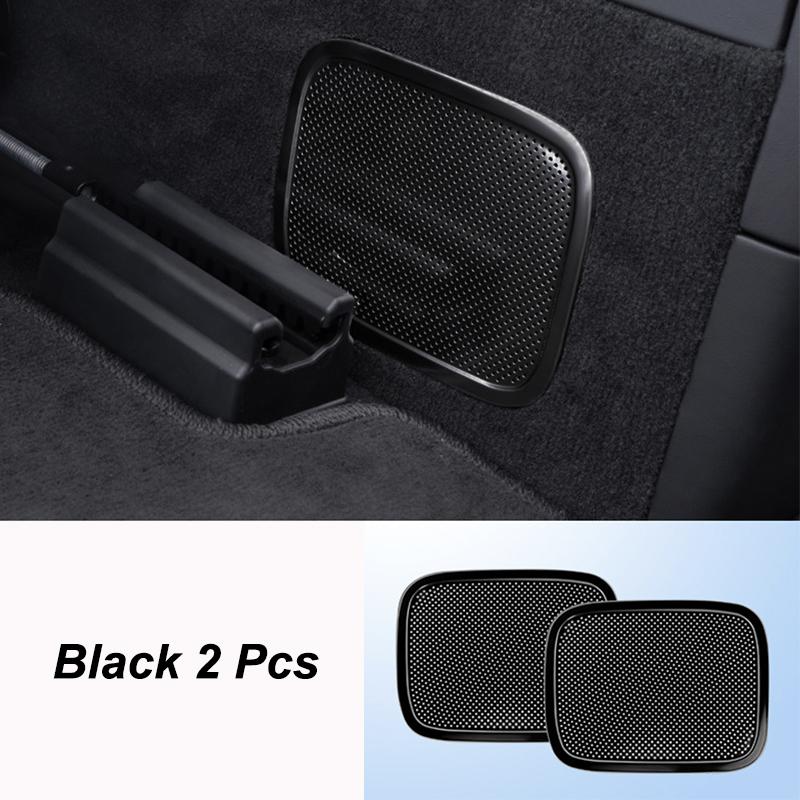 For Leading Ideal LiXiang L9 Car Refrigerator Heat Dissipation And Dust Cover Stainless Steel Sticker Accessories