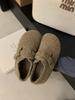 Soft-soled Retro Thick-soled Bag Head Half Slippers Women's Outer Wear 2025 Lazy One-pedal Muller Shoes Felt Shoes Tide