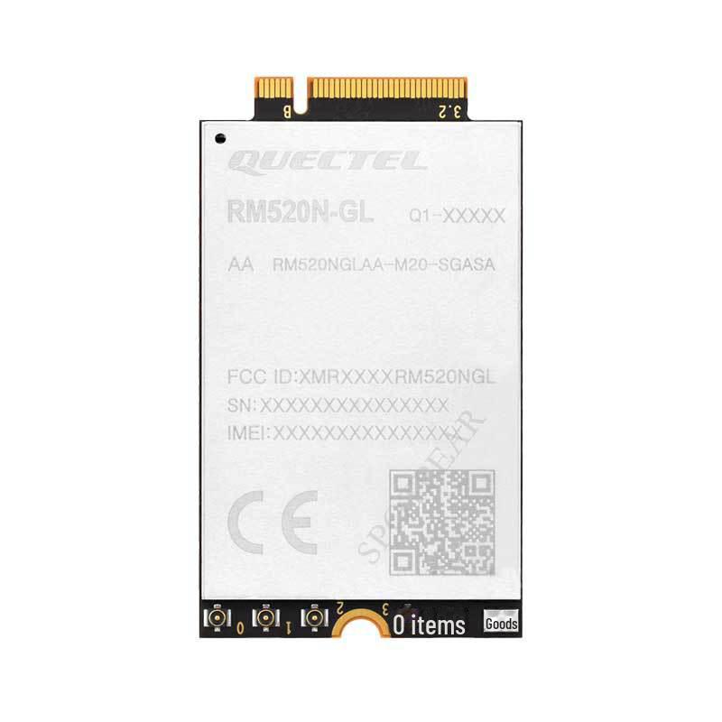 RM520N GL: Compatible with 5G/4G/3G M.2 Modules, Ideal for Quectel RM50x 5G Modules.