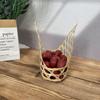 3 pièces Boîte de rangement tissée en bambou Panier à fruits fait main Panier d'emballage cadeau portable Zongzi