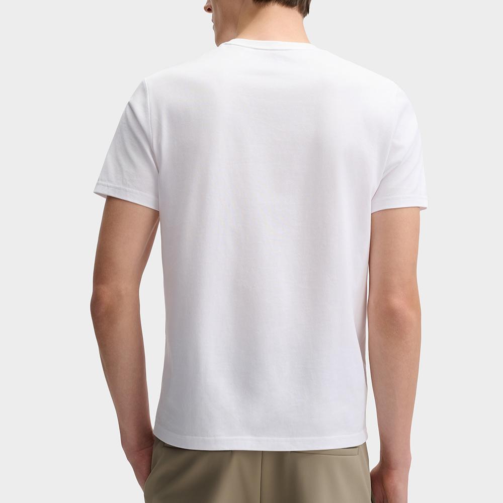 Fila White Series Simple Casual Solid Color Breathable T-Shirt Men Tops F11M513102F-WT