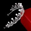 New Style Bridal Pearl Headband Crown Alloy Headband Dress Accessories