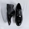 Modische Business-Schuhe aus Leder für Herren, Oxfords zum Schnüren, formelle Schuhe, schwarze Oxfords aus Leder für Herren, elegante Büro-Arbeitsschuhe