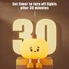 Halloween Pumpkin Night Lights Cute Soft Silicone Safe Lamp Decorations Timing Dimmable Bedside Decor Kids Baby Halloween Gifts