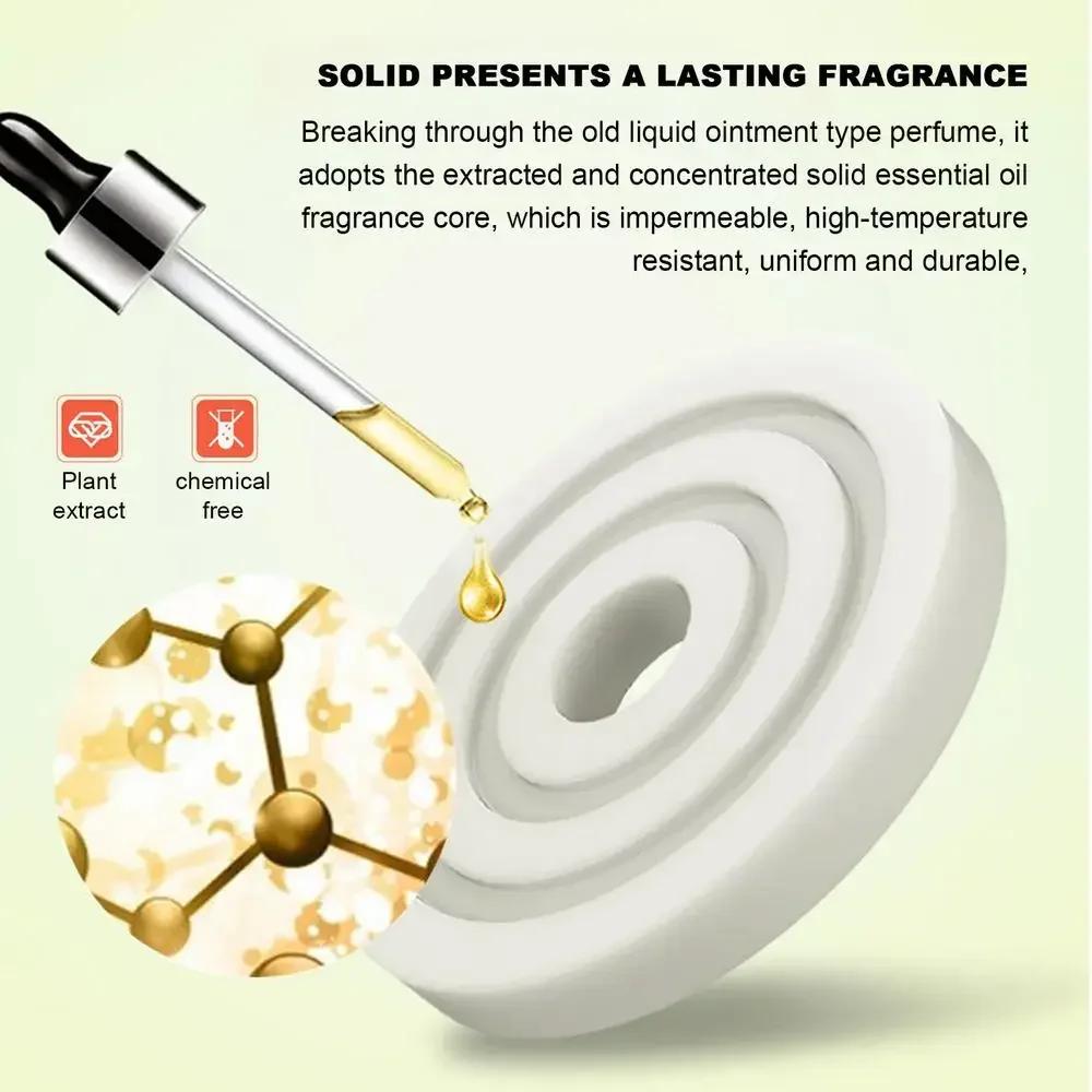 Auto Aufgehängter Rotierender Doppelring Aromatherapie Solar Aromatherapie Autozubehör Ornament Parfüm Dekoration Zubehör