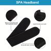 Makeup Soft Toweling Velcro Hairband Women Non-Slip Adjustable Sports Headband Yoga Bath Shower Wide Head Band