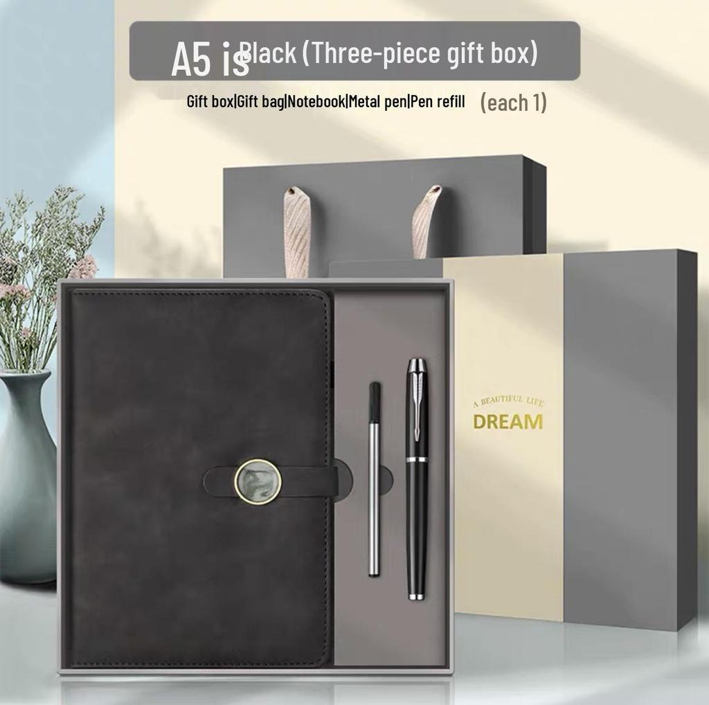 A5 Luxury Business Notebook Gift Set with Custom Logo