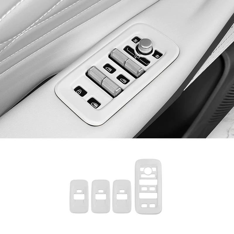 For Geely Galaxy Starship 7 EM-i 2024 2025 Door Glass Lifting Panel Handle Silicone Protective Pad Interior Accessories