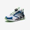 Anta Kids Synthetic Leather Comfortable Physical Test Lightweight Shock Absorption Low Top Running Shoes Kids sneaker White Blue A12435532N-1