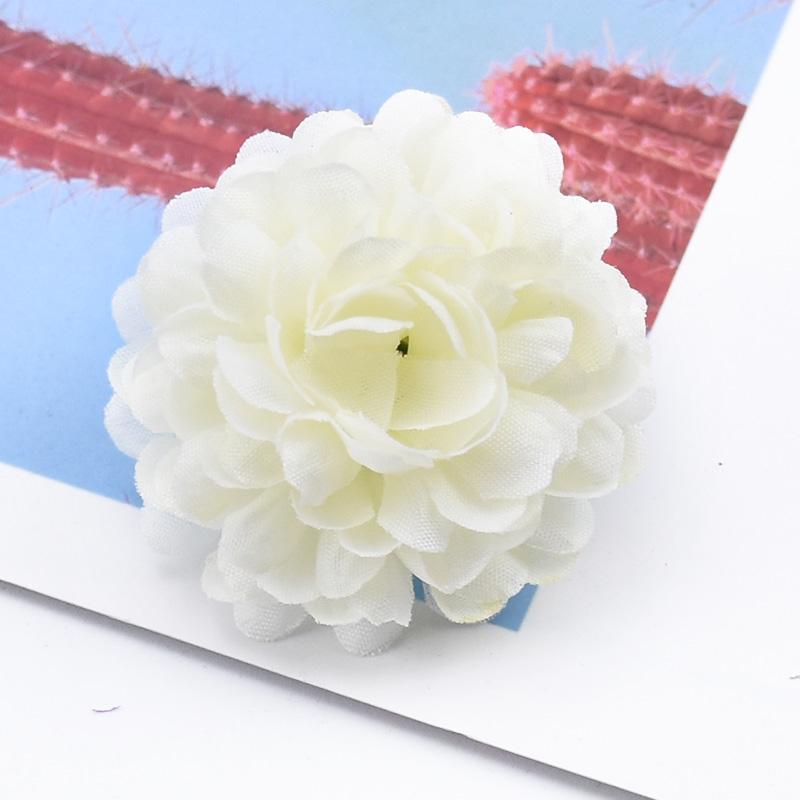 30Pcs Artificial Flower Pingpong Chrysanthemum for Wedding Wall Christmas Home Decoration Diy Gift Wreath Hot Sales High Quality