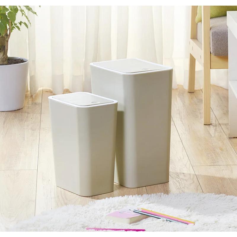 Cartoon Card Captor Sakura Pink Plastic Waste Bin With Lid Kitchen Household Cute Large Ashbin Bucket Creative Pressed Trash Can