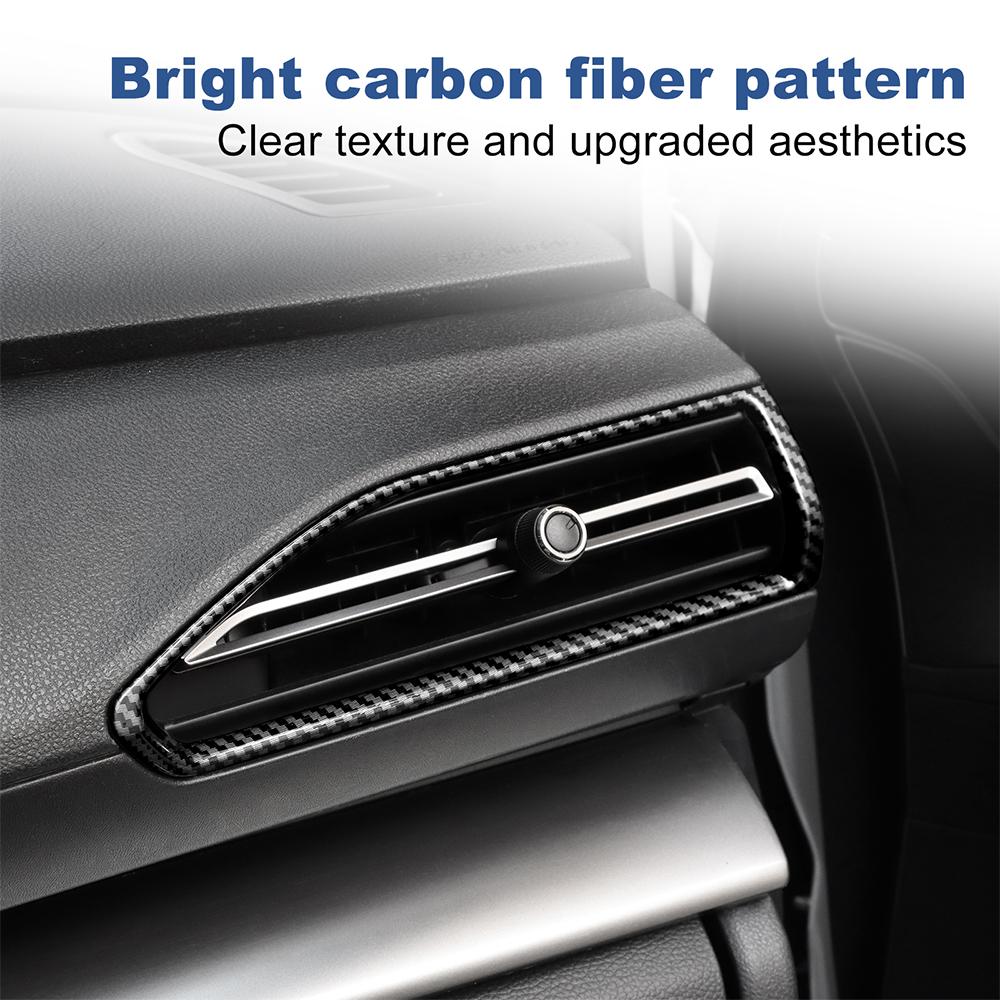 ABS Carbon Style Sticker For Subaru WRX 2022 2023 2024 Side Air Vent Outlet Anti scratch Interior Trim RHD LHD Accsesories