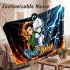 Custom Name Flannel Blanket,Hunter × Hunter Lightweight Warm Bed Blanket For Couch & Holiday Gift