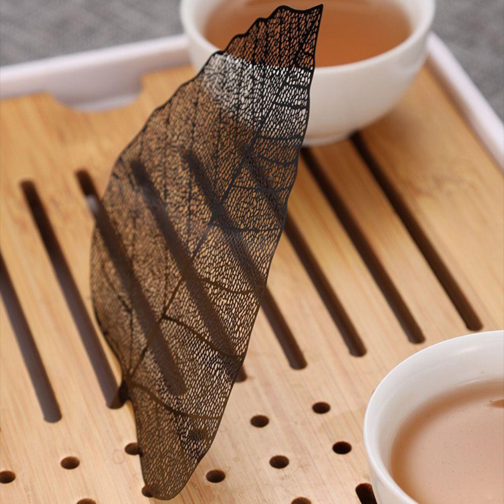 1 Pair Leaf Shape Tea Infuser 304 Stainless Leaf Tea Filter Elegant Tea Strainer Tea Brewing