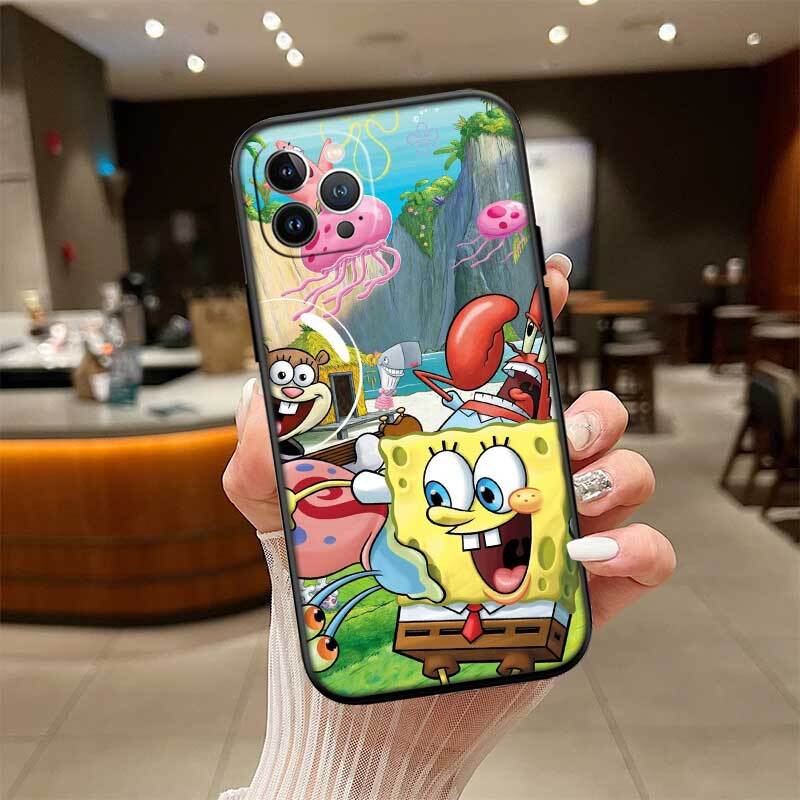 SpongeBob Phone Case for Redmi Note 12 12S 12C 13 13C 13R 14 14S 14R 14C 11A 13X A3 A3X A4 A5 Pro Max Plus