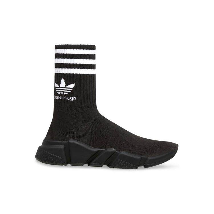 Balenciaga X Adidas Speed Trainer Black Women's 717589WBDV11009