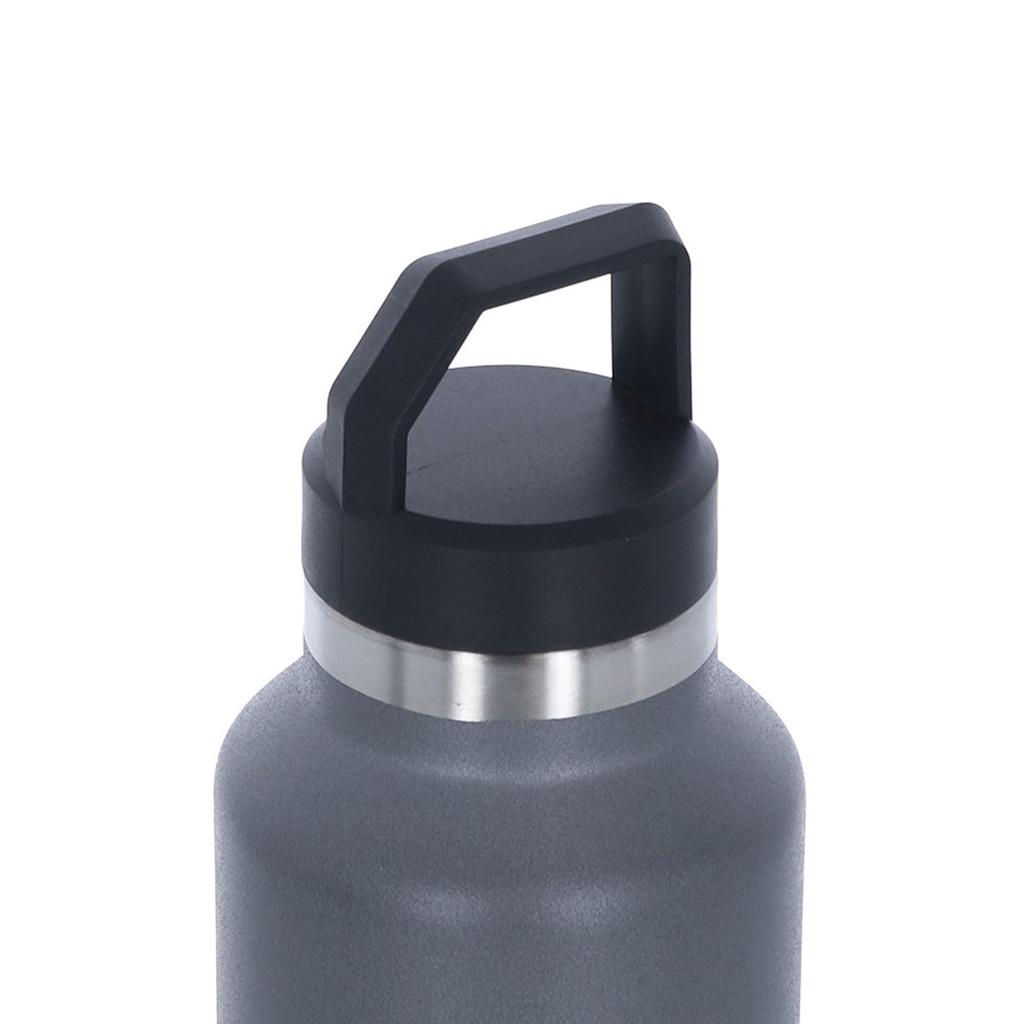 Handle Style Bottle 440ml | Copper Plated Stainless Steel Thermos Bottle with Copper Plated Construction for Heat and Cold Retention, Plain Design, Za