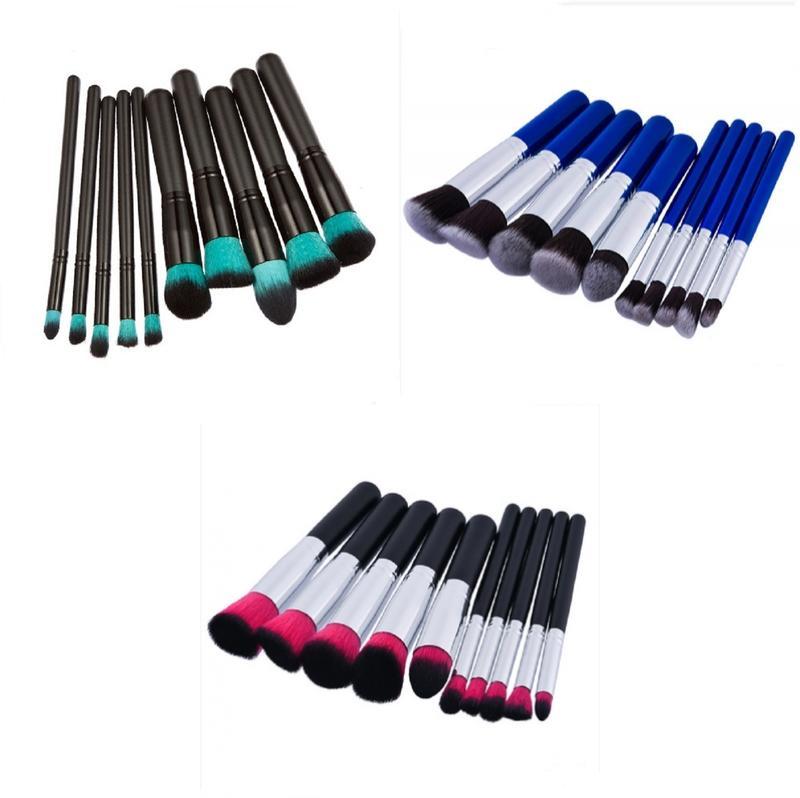 Makeup Brush Set With Handles For Face And Eye Makeup Artists