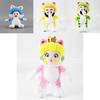 Liebliche Prinzessin Sanei Super Mario 3D World Neko Katze Mario 9" Plüschtier Spielzeug Pädagogisch Und Fesselnd Interaktives Spielset