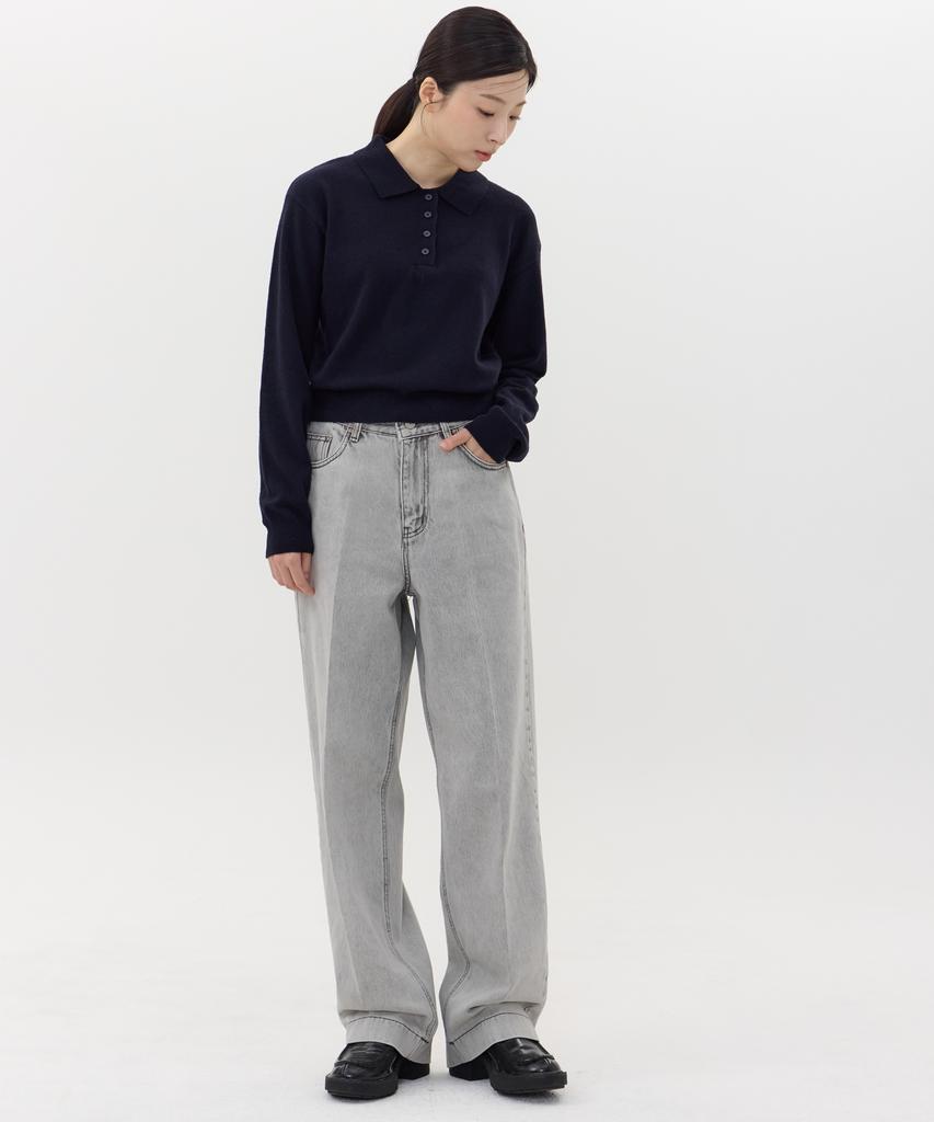 Kkomma Cmj03 Straight Essential Grey Jeans
