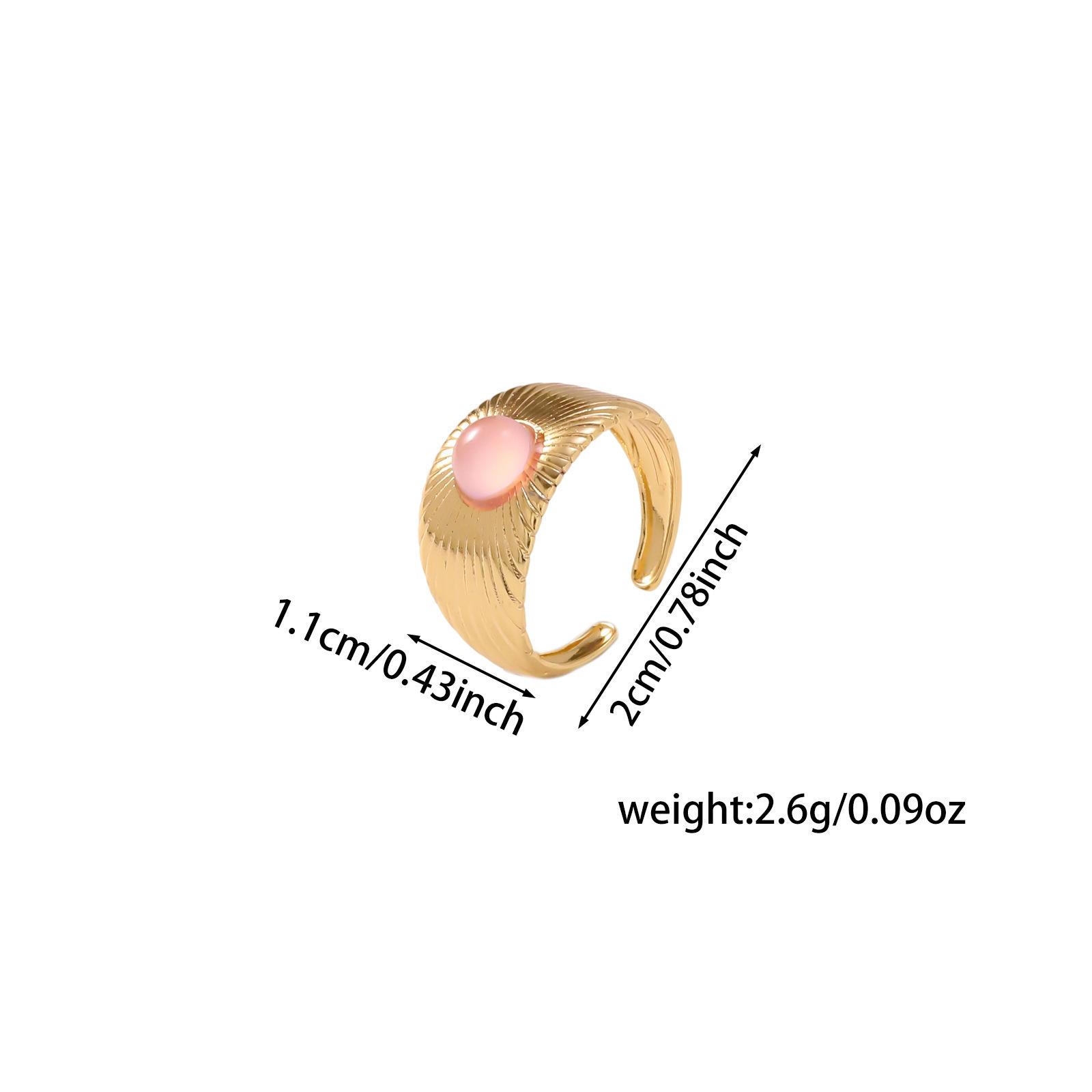 Stainless Steel Geometric Pearl Ring: Trendy European & American Hip Hop Style Jewelry