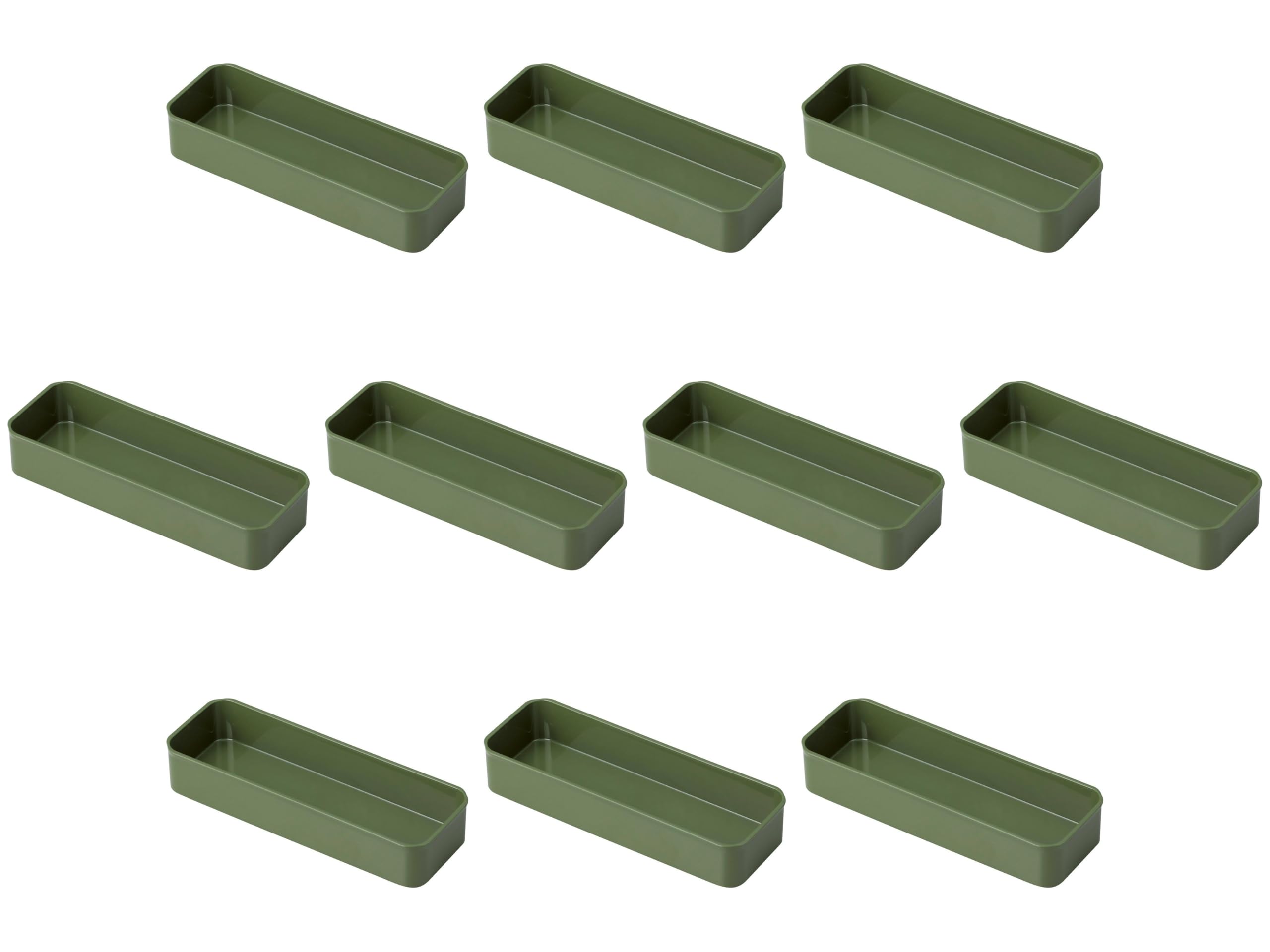 

Набор из 10 зеленых подставок для сервировки x x Внутренние размеры Подставка для палочек ABS Setomonohonpo [A] [25,5 8,9 4,7 см, 24,7 см] Чехол, Смола, зелёный