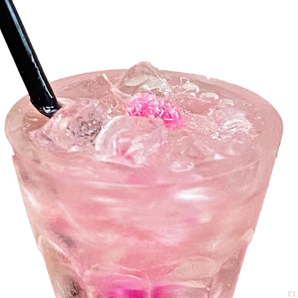 1:6 1:8 1:12 Resin Miniature Cocktail Cup Doll Food Kitchen Accessory