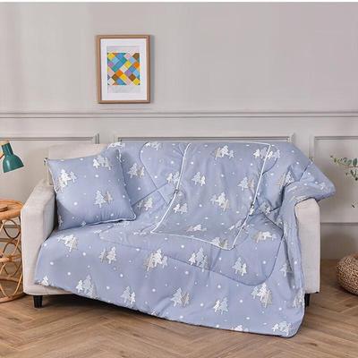 Combed Cotton Convertible Pillow Blanket
