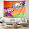 cartoon animation Print Tapestry - Portable Wall Decor Cloth, for Home, Dorm, Travel, Bedroom, Living Room - Ideal Birthday Housewarming Gift