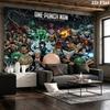 Onepunch Man Wall Tapestry Aesthetic Wall Hanging Printed Fabric Blanket Decorative Tapestries For Bedroom Living Room Home Decor