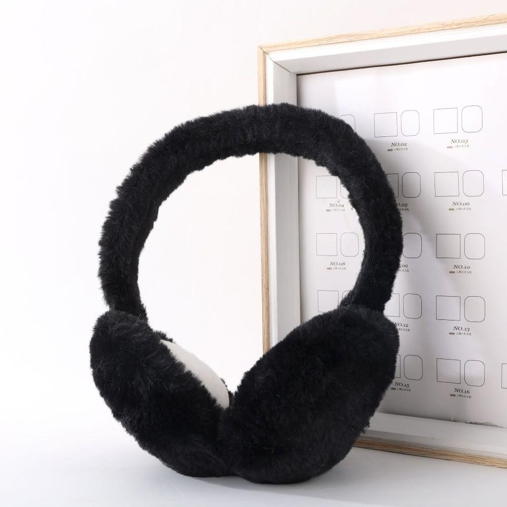 Winter Warm Foldable Earmuffs Soft Plush Fluffy Earflaps Fashion Ear Warmer  For Women Men Outdoor