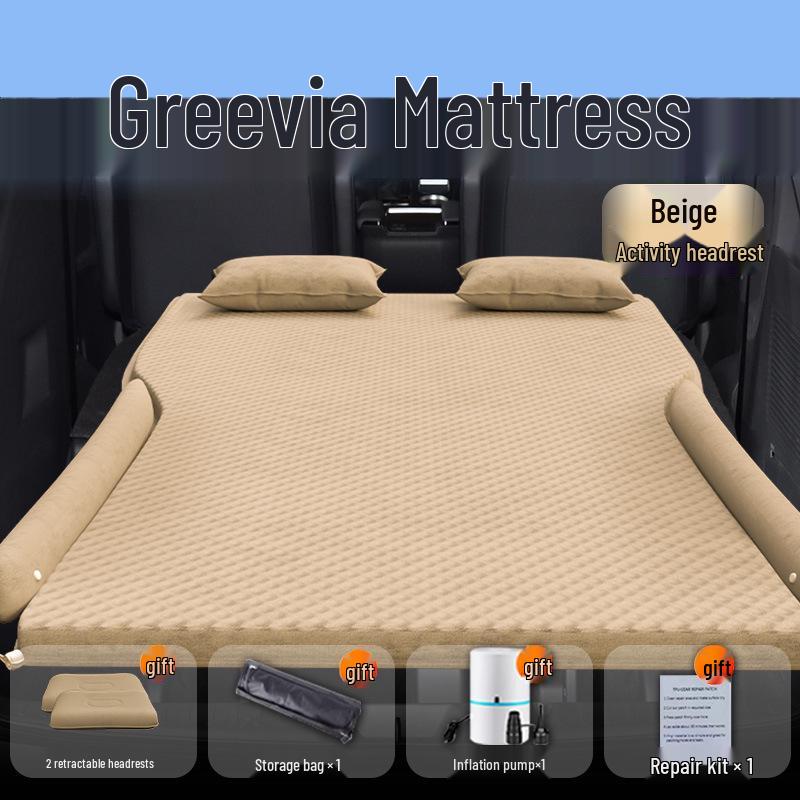 Toyota Granvia 24-Model Trunk Air Mattress & Rear Seat Sleeping Pad