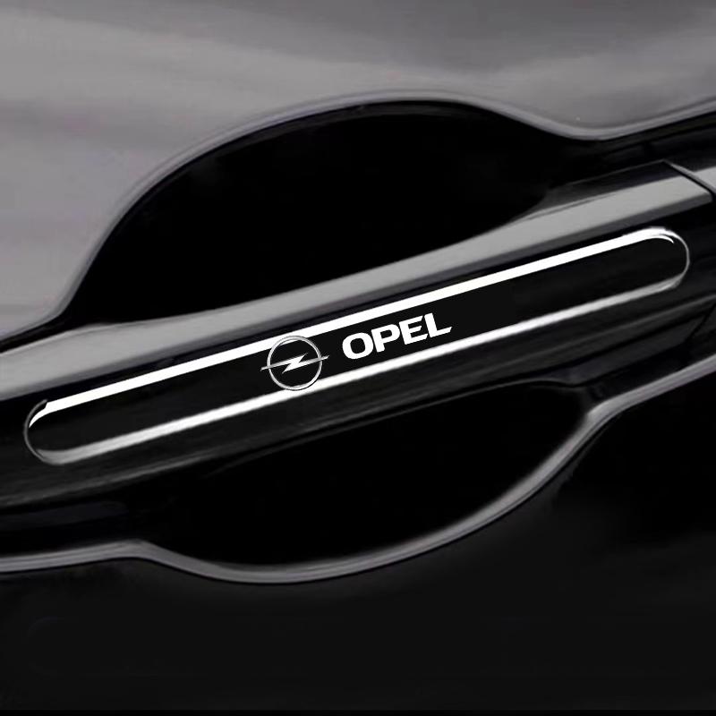 4Pcs Car Door Handle Protector Sticker Auto Styling For Opel Corsa Astra Insignia Vectra Zafira Meriva Mokka Grandland Vivaro