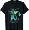 Hummingbird Ovarian Cancer Awareness T-shirt