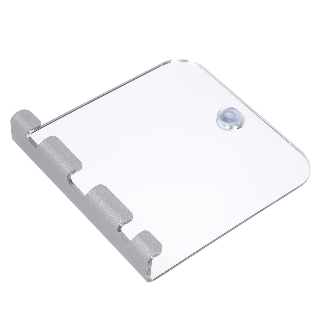 Fogless Bathroom Shaving Mirror Square Shower Mirror Shatterproof Mirror with Razor Hook