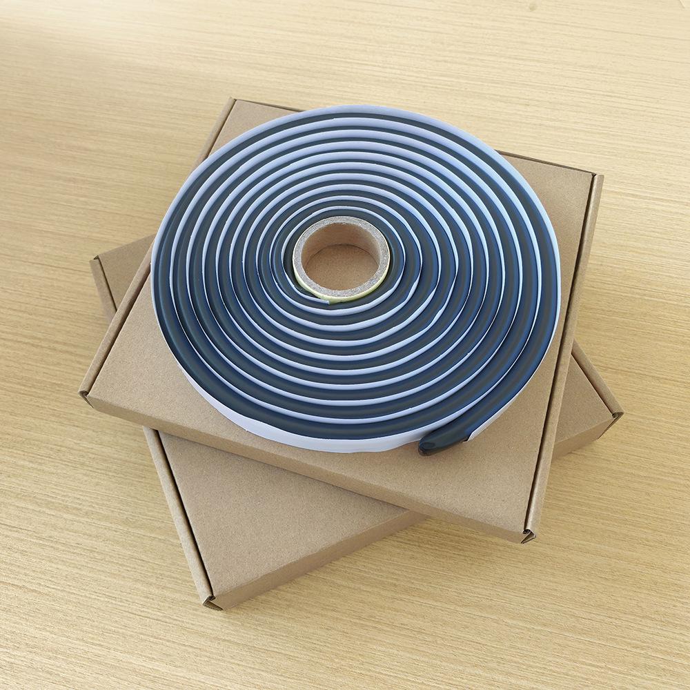 Black Butyl Rubber Waterproof Sealing Strip for Car Headlights and Doors
