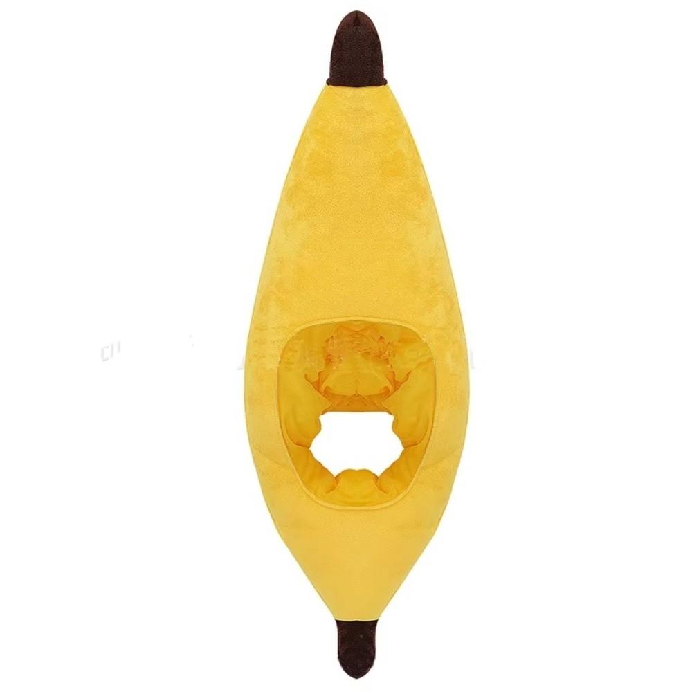 Cartoon Plush Fruits Hat Creative Halloween Headgear Yellow Banana Cap Festival Event