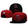 American Major League Baseball Angels team flat-brim baseball cap, trendy adjustable American-style flat-brim hat