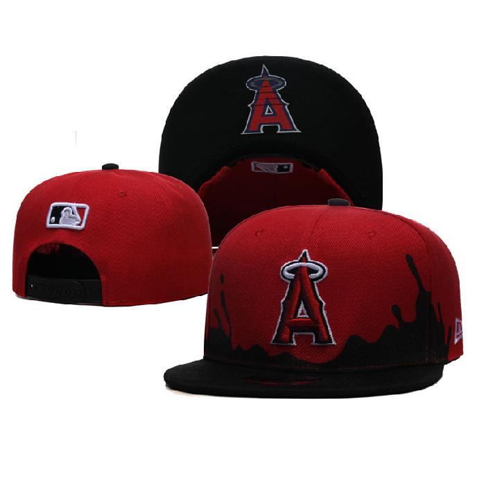 American Major League Baseball Angels team flat-brim baseball cap, trendy adjustable American-style flat-brim hat
